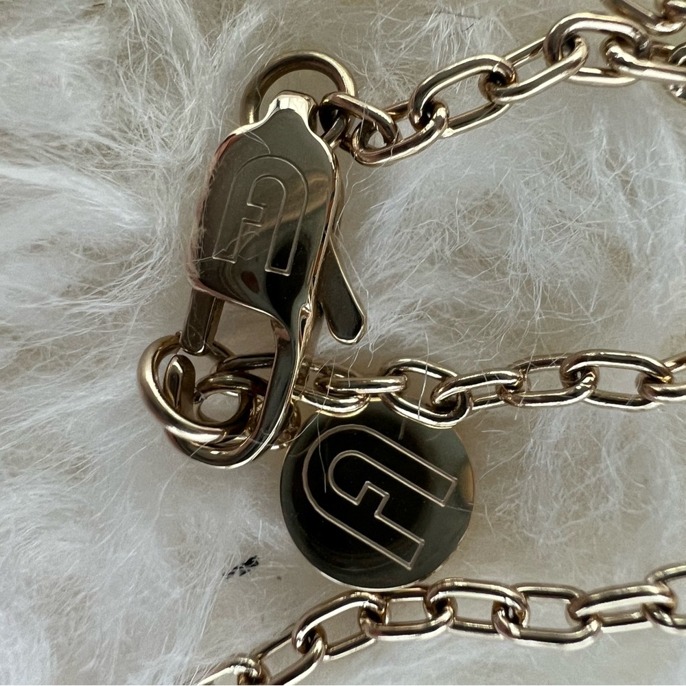 Furla Gold Heart Link Necklace - Picture 4 of 8